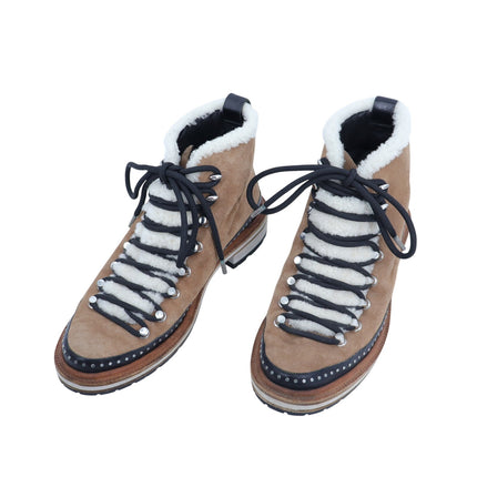 Rag & Bone Compass Shearling Ankle Boot Camel Women's 39.5/US 9.5
