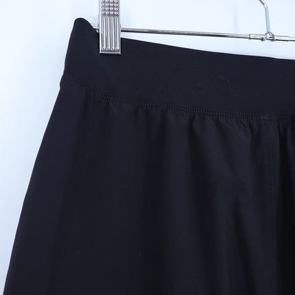 Alo Yoga Stride Shorts Black Anthracite Linerless Pull On Active Women's S