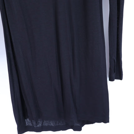 HELMUT LANG Asymmetric Mini Dress NWT Black Twisted Long Sleeve Women's M