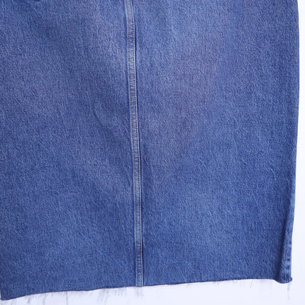 REFORMATION JEANS Jagger Denim Midi Skirt Hemlock Classic Blue Women's 30