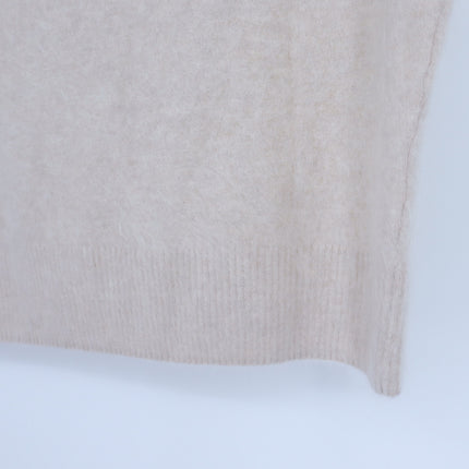 J. Crew 100% Cashmere Turtleneck Sweater Shell Heathered Linen NWT Women's L