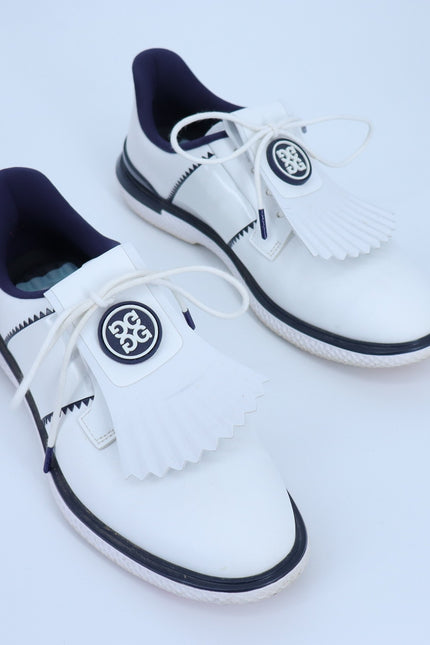 G/FORE Gallivan2r Side Stripe Kiltie Golf Shoe Snow Twilight Sneakers Women's 7M