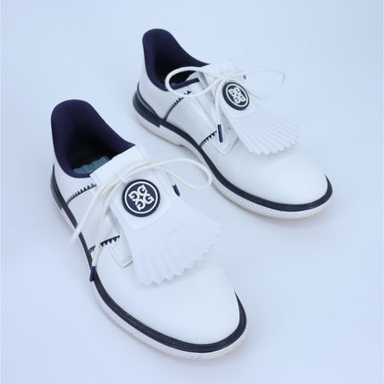 G/FORE Gallivan2r Side Stripe Kiltie Golf Shoe Snow Twilight Sneakers Women's 7M