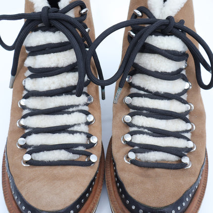 Rag & Bone Compass Shearling Ankle Boot Camel Women's 39.5/US 9.5