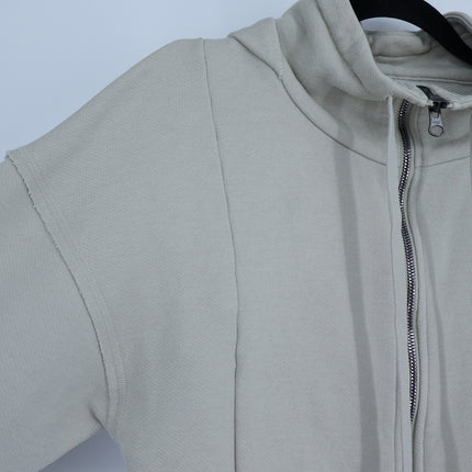 Alo Cruiser Hoodie Sweatshirt Cropped Full Zip Light Sage French Terry Women's S