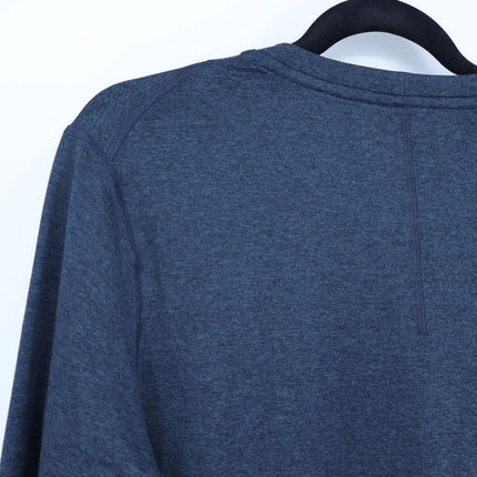 Lululemon 5 Year Basic Long Sleeve Tee Heathered Nautical Navy Active Men's M