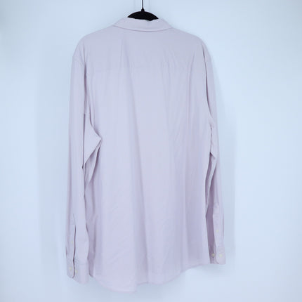 Rhone Commuter Shirt White Printed Sport Button Up Long Sleeve Men's XXL