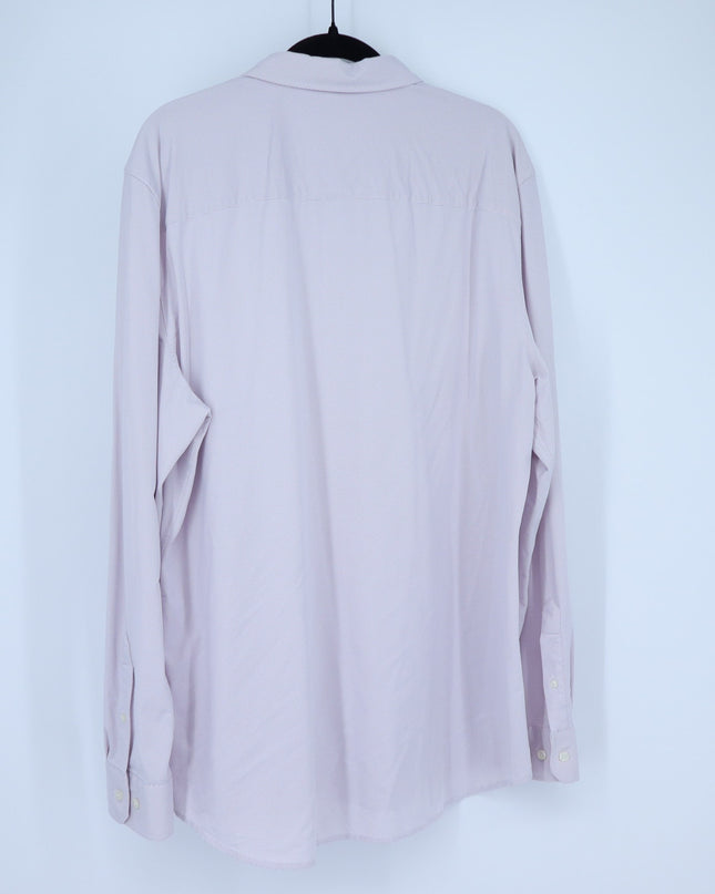 Rhone Commuter Shirt White Printed Sport Button Up Long Sleeve Men's XXL