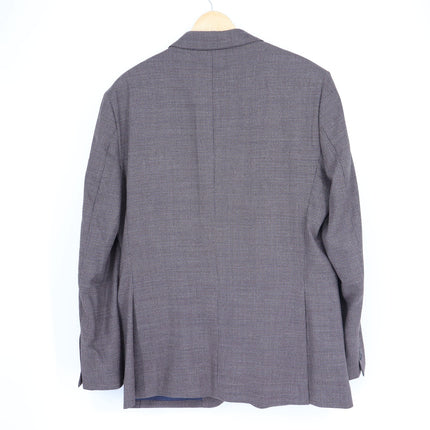 JOS. A. BANK Traveler Tailored Fit Sport Coat Brown Navy Houndstooth Men's 42L