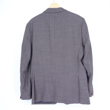 JOS. A. BANK Traveler Tailored Fit Sport Coat Brown Navy Houndstooth Men's 42L