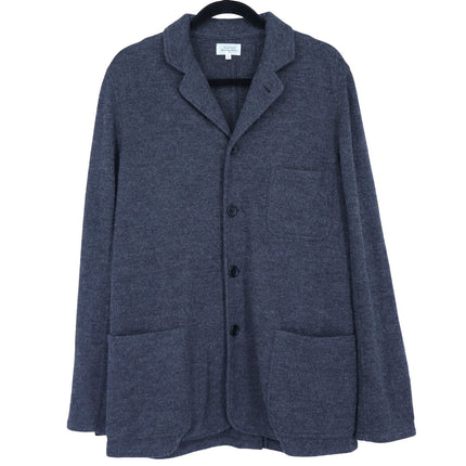 Hartford Jay Double-Faced Wool Jacket Gray Button Front Long Sleeve Men's L