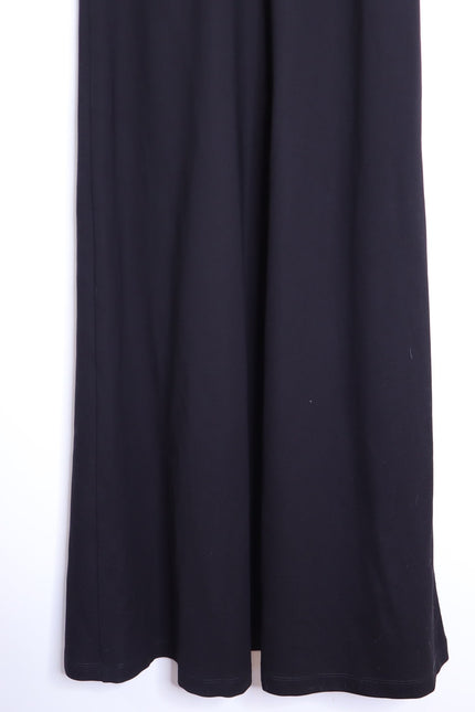 POMANDER PLACE NWT Lorelai Maxi Dress Black White Colorblock Women's M