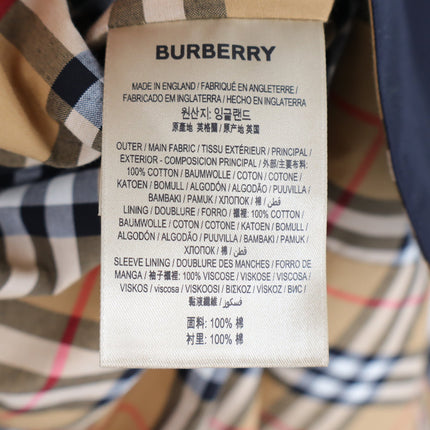 Burberry Kensington Heritage Mid Trench Coat NWT Midnight Blue Belted Women's 6