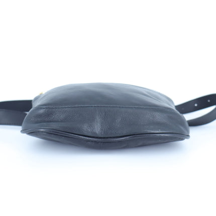 Clare V. Leather Fanny Pack Black and Gold Adjustable ORIGINAL Belt Bag