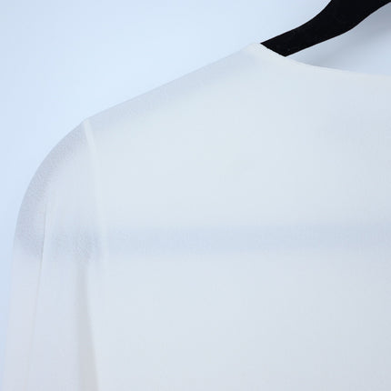 Favorite Daughter Making Me Blush Top White Long Balloon Sleeve Women's M