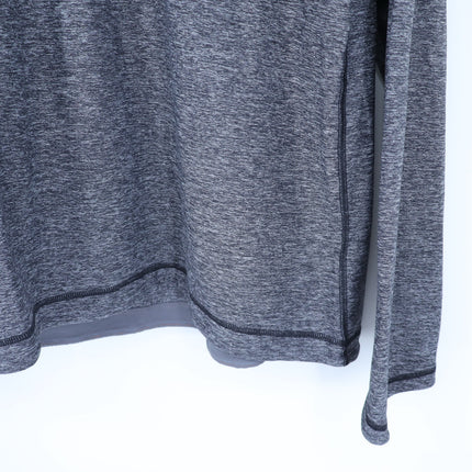 Lululemon Pacific Run Knit Top Black Heathered Crew Neck Activewear Men's XL