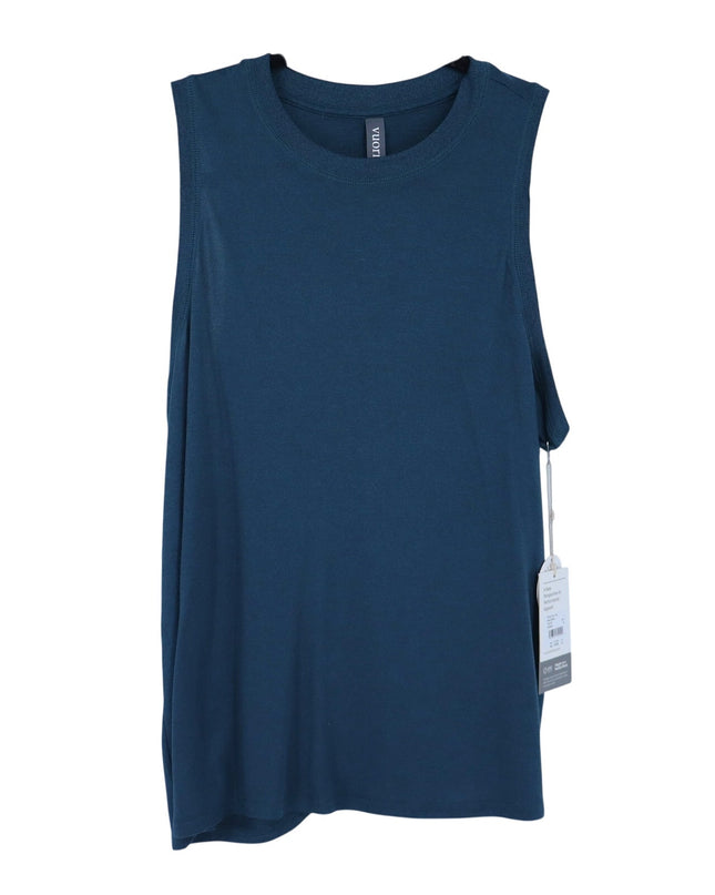 Vuori Energy Top Moss Heather NWT Performance High Neck Knit Tank Women's M