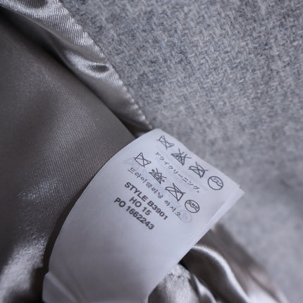 J. CREW Chateau Parka Italian Wool Stadium Cloth Heather Dusk Gray Women's 4