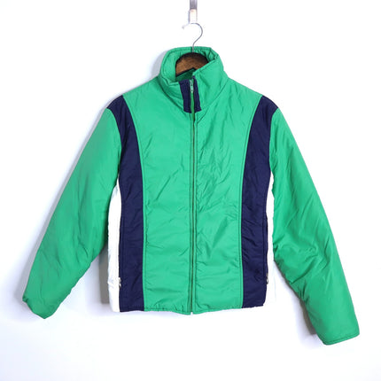 WOOLRICH VTG 1970's Goose Down Winter Coat Green Snow Jacket Women's S