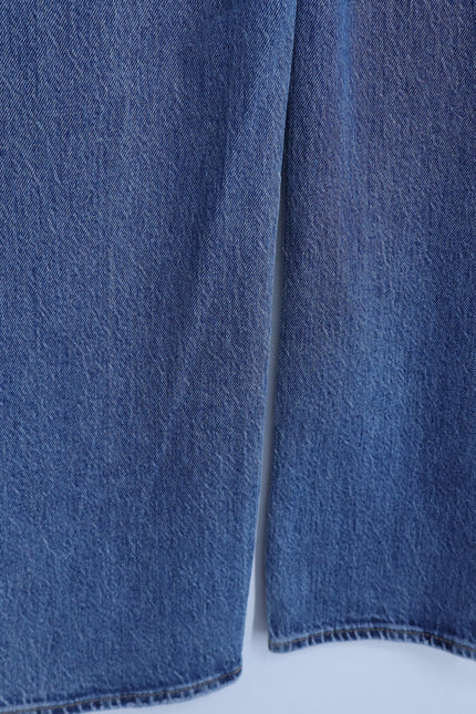 PISTOLA Bri High Rise Jeans Charleston Blue Slim Straight Zip Fly Women's 28