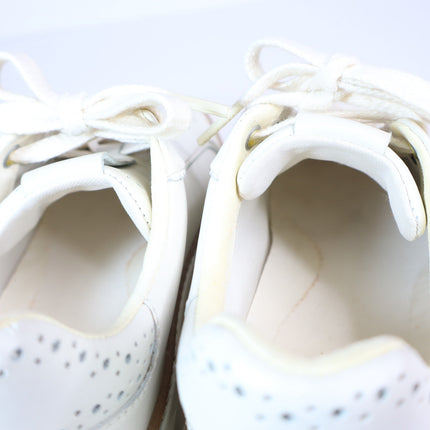 COLE HAAN Grandpro Topspin Sneakers Ivory Scallop Lace Up Women's 5.5B