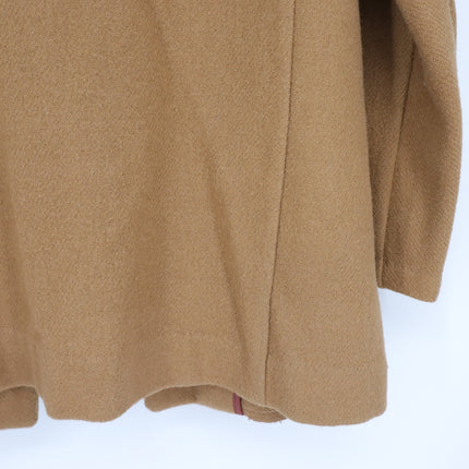 Hackwith Design House Wool Open Blazer Camel Long Sleeve Women's M