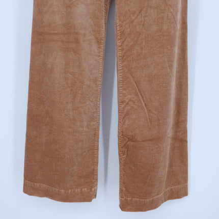 Maeve The Colette Corduroy Trousers Gold Wide Leg Full Length Pants Women's 26