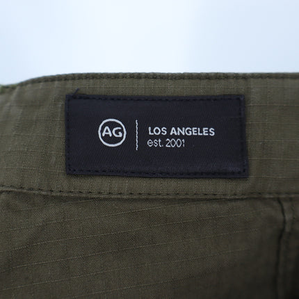Adriano Goldschmied Wells Cargo Jeans Olive Green Mid Rise Relaxed Men's 34