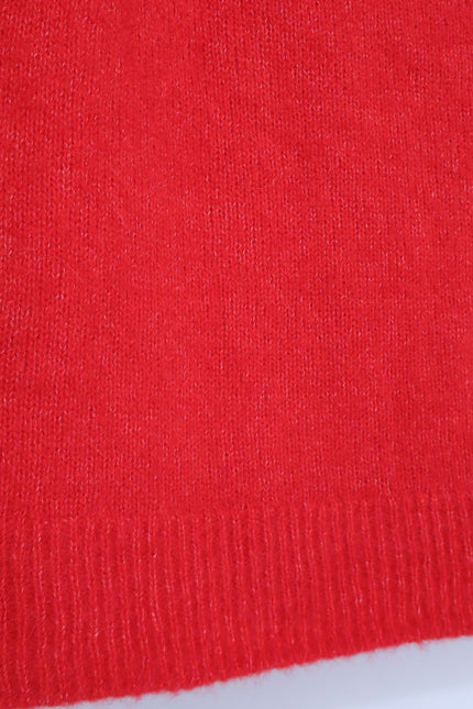 SEZANE Samuel Jumper Vest Red NWT Pullover Sleeveless Sweater Women's S