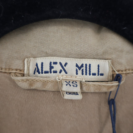 ALEX MILL Expedition Jumpsuit Vintage Khaki NWT Belted Long Sleeve Women's XS