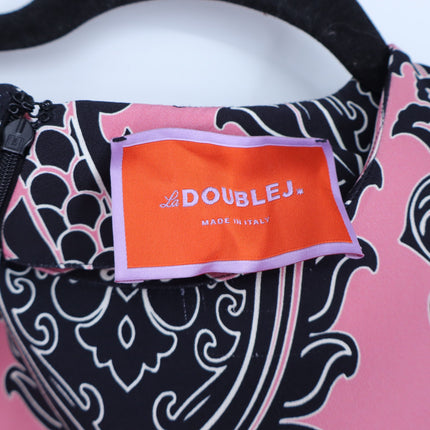 LA DOUBLEJ Mini Supremes Swing Dress Oltrarno Pink Long Sleeve Women's L