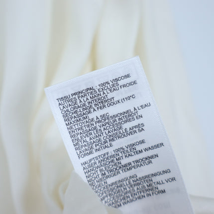 BA&SH Betsey Chain Trim Shirt Ecru White Neck Button Up Blouse Women's 3/US L