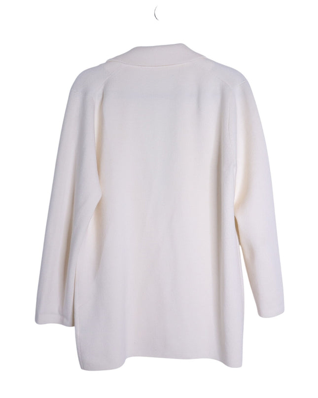 J.CREW Cecile Relaxed Sweater Blazer Ivory One Button Long Sleeve Women's S