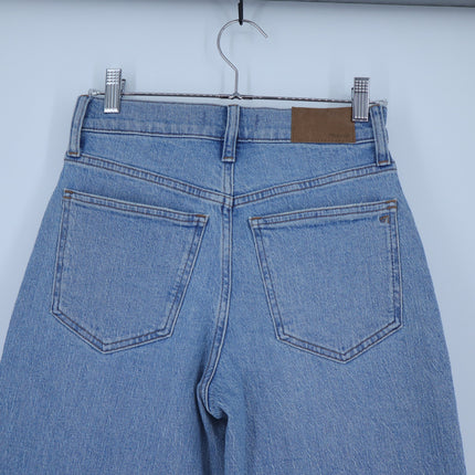Madewell Perfect Vintage Jeans Blue NWT Altoona Wash Wide Leg Crop Women's 25