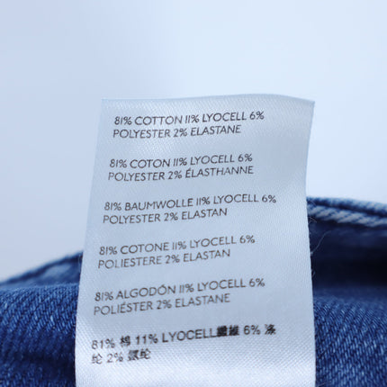 Pilcro and the Letterpress Skipper Cropped Jeans Blue Wash Wide Leg Women's 26