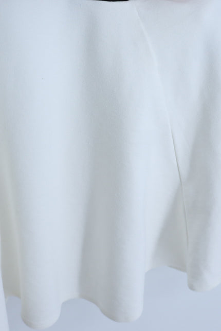 TIBI Colorblock Tank Dress Black and White Round Neck Sleeveless Women's 4