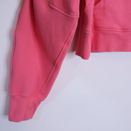 LULULEMON Full Zip Scuba Hoodie Sweatshirt Pink Blossom Oversized Women's M/L