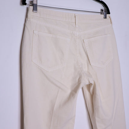 L'AGENCE Milana Stovepipe Straight Jeans NWT French Vanilla Low Rise Women's 28