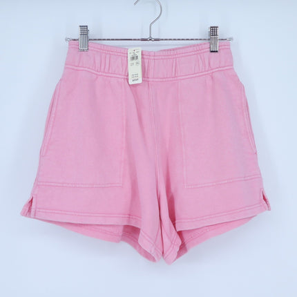 Aerie Go-To Fleece Short Pink Willow NWT Fleece Pull On Sweatshorts Women's XS