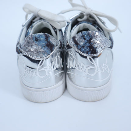 CHRISTIAN LOUBOUTIN Fun Vieira Orlato Sneaker Amazonia Silver Women's 36/US 6