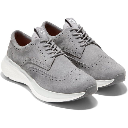 Cole Haan Zerogrand Changepace Sneaker Gray Quiet Shade Wingtip Lace Up Men's 11