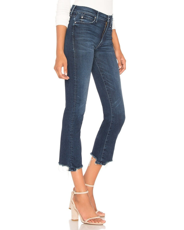 Mother Blue Rascal Ankle Chew Jeans Blue Tongue And Chic Mid Rise Women's 24