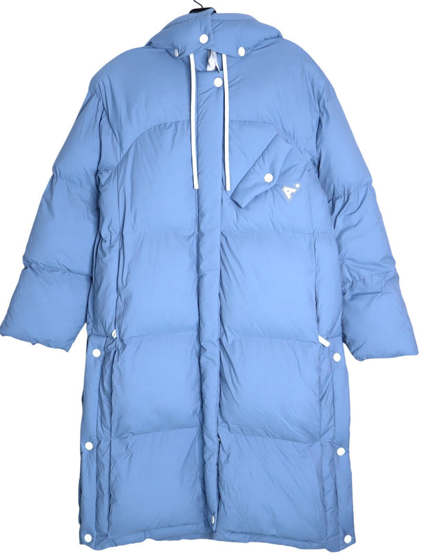 THE ARRIVALS Turbo Puffer Sleeper Coat Vintage Blue Long Sleeve Women's XS