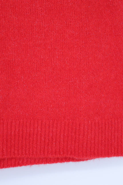 SEZANE Samuel Jumper Vest Red NWT Pullover Sleeveless Sweater Women's S