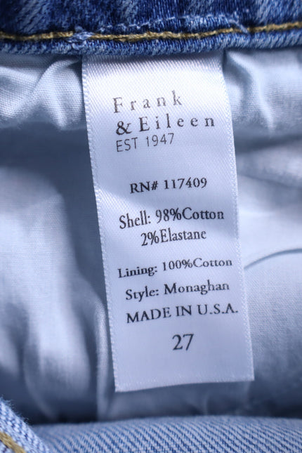 FRANK & EILEEN Monaghan Mom Jean 1997 Wash Distressed High Rise Denim Women's 27