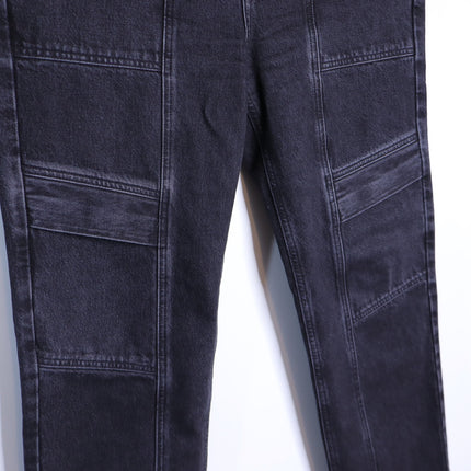 AGOLDE Cooper Cargo Jeans Panther Black Zip Fly Wide Leg Casual Women's 29
