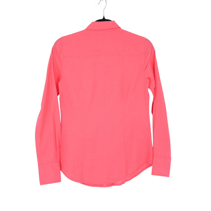 J. Crew Perfect Linen Button Up Shirt Melon Pink Long Sleeve Women's 00