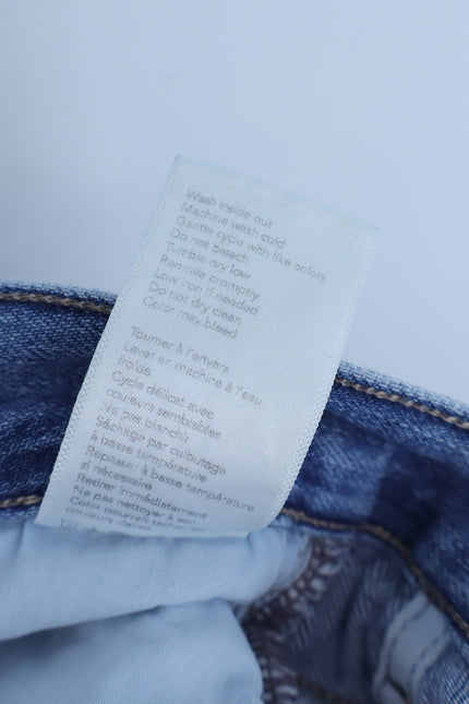 LE JEAN Wide Leg Jeans Blue Light Wash Tie Belt High Rise Women's 29