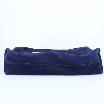 Madewell The Mylie Shoulder Bag Midnight Navy NWT Suede Slouchy Hobo Bag