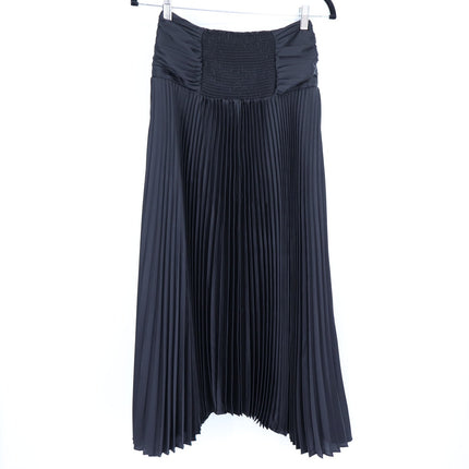 WHITE HOUSE BLACK MARKET NWT Black Pleated Strapless Dress Women's 00